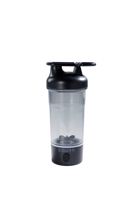 Išmani elektrinė gertuvė–plaktuvas 750 ml. Universalus automatinis shakeris-juoda