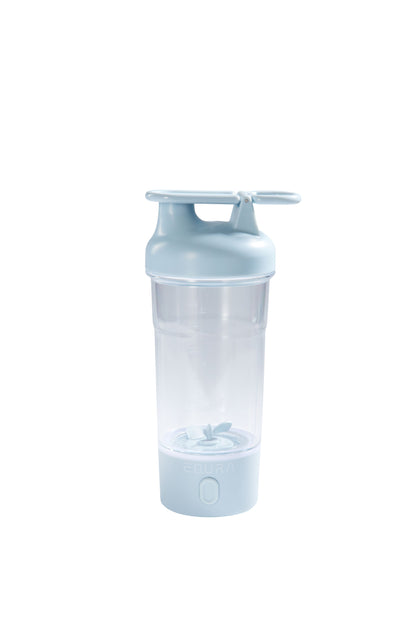 Išmani elektrinė gertuvė–plaktuvas 750 ml. Universalus automatinis shakeris Pastelinė melsva
