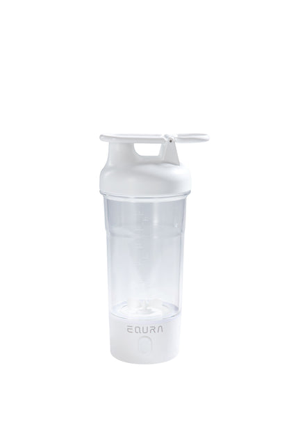 Išmani elektrinė gertuvė–plaktuvas 750 ml. Universalus automatinis shakeris-balta