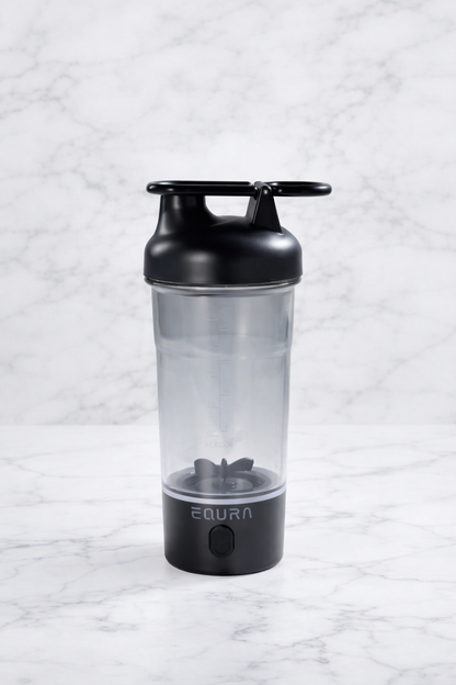 Išmani elektrinė gertuvė–plaktuvas 750 ml. Universalus automatinis shakeris-juoda